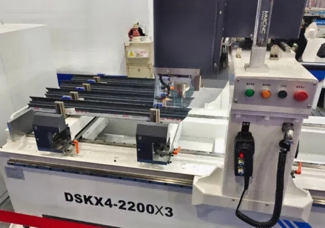 High-Precision Heavy-Duty 4-Head CNC Aluminum Curtain Wall Drilling Machine
